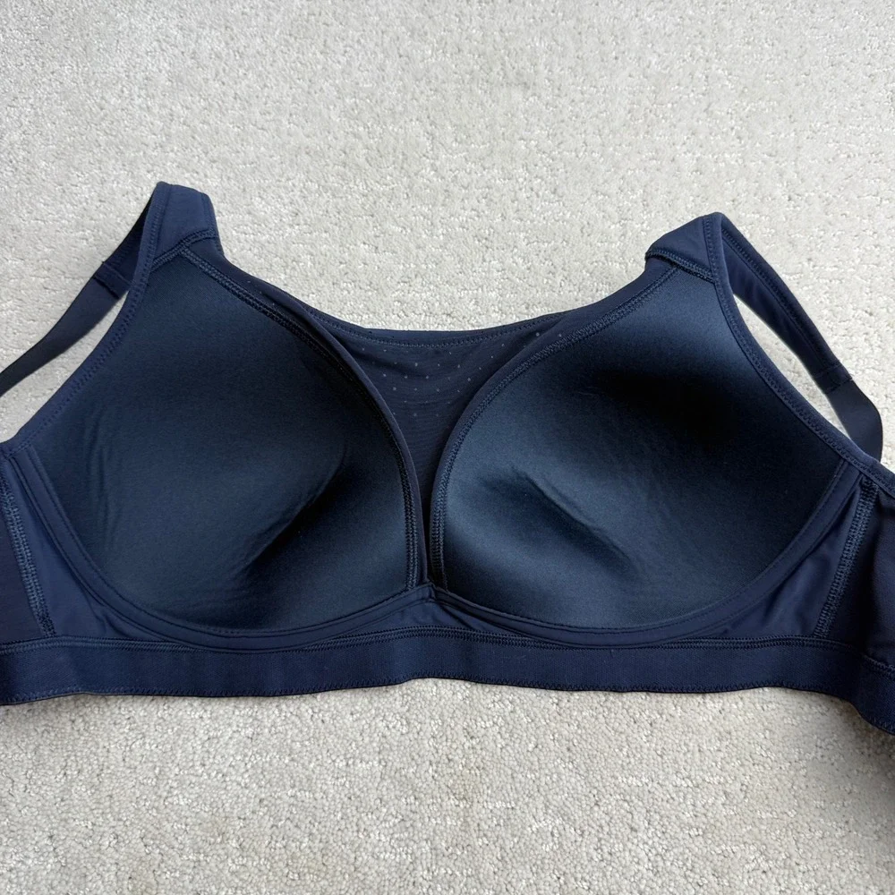 Lululemon Run Times Bra Women 34DD True Navy High Support W2BN4S